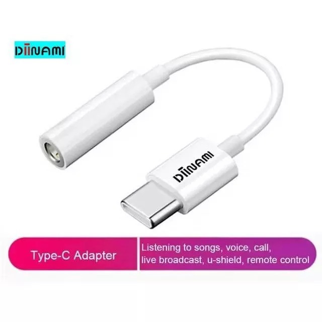 DIINAMI G15 Splitter Converter iPhone 15 16 Type C to Jack 3.5mm Audio Adapter