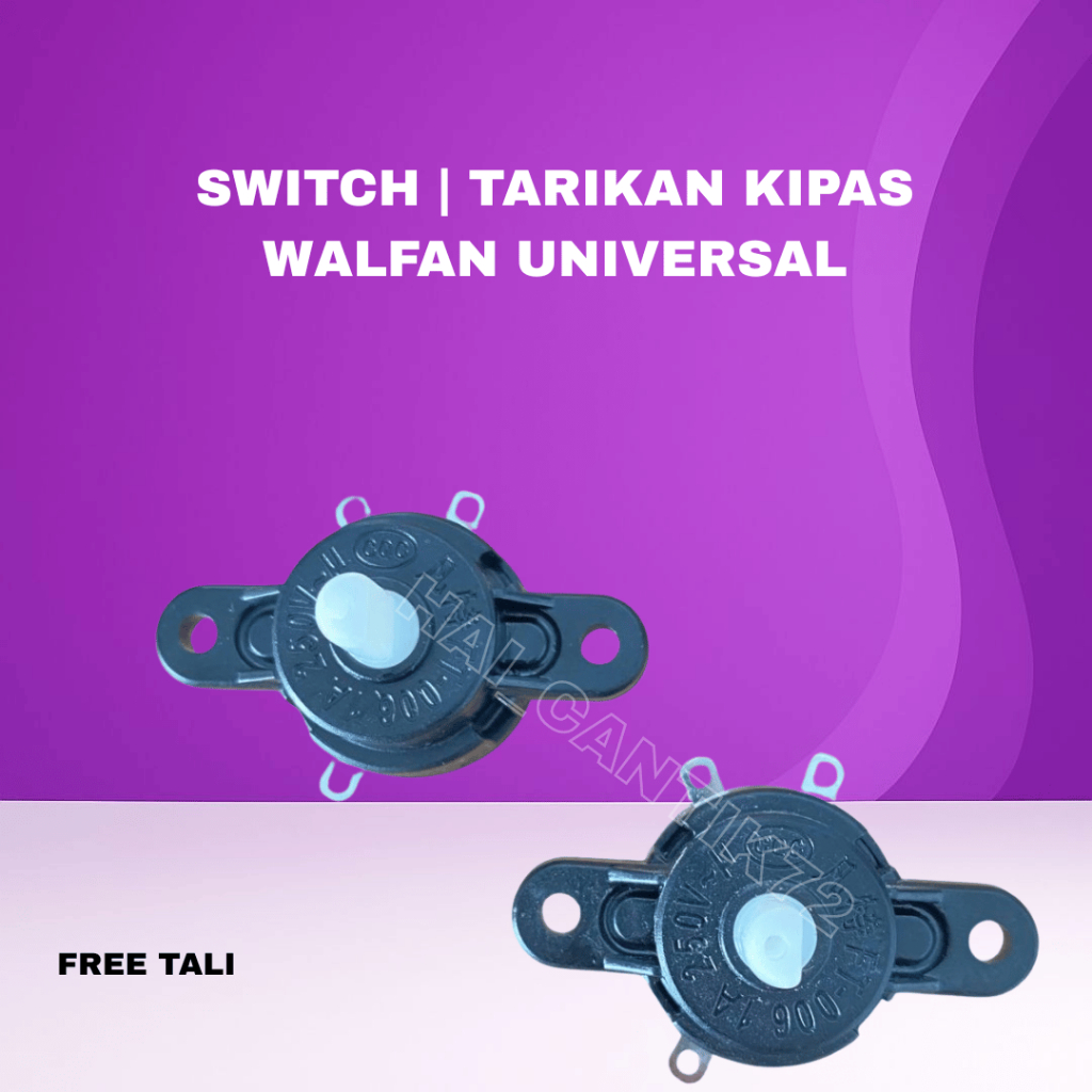 Switch | SAKLAR Kipas Angin 3 Pin Karakter – 2 Level Kecepatan On-On