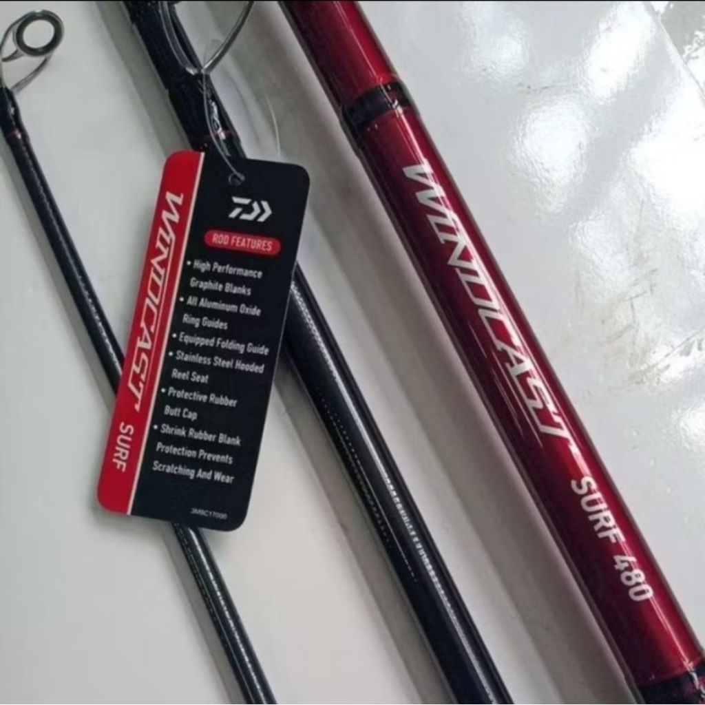 Joran Daiwa Windcast Surf | 420-450 | Sambung 3 | Surf Casting Rod