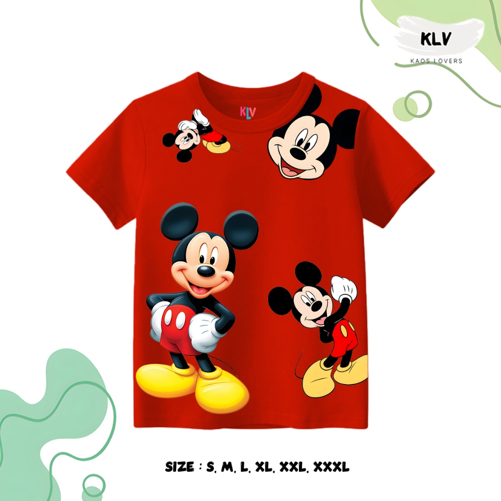 Kaos Anak  All M1ck3y  Original Distro 30s Sablon