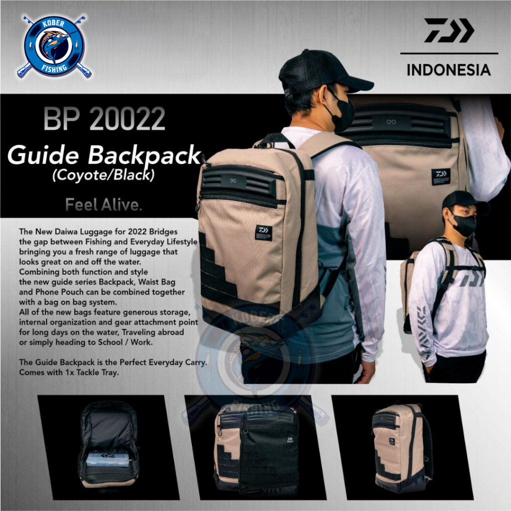 TAS PANCING DAIWA FISHING GUIDE BACKPACK ORIGINAL