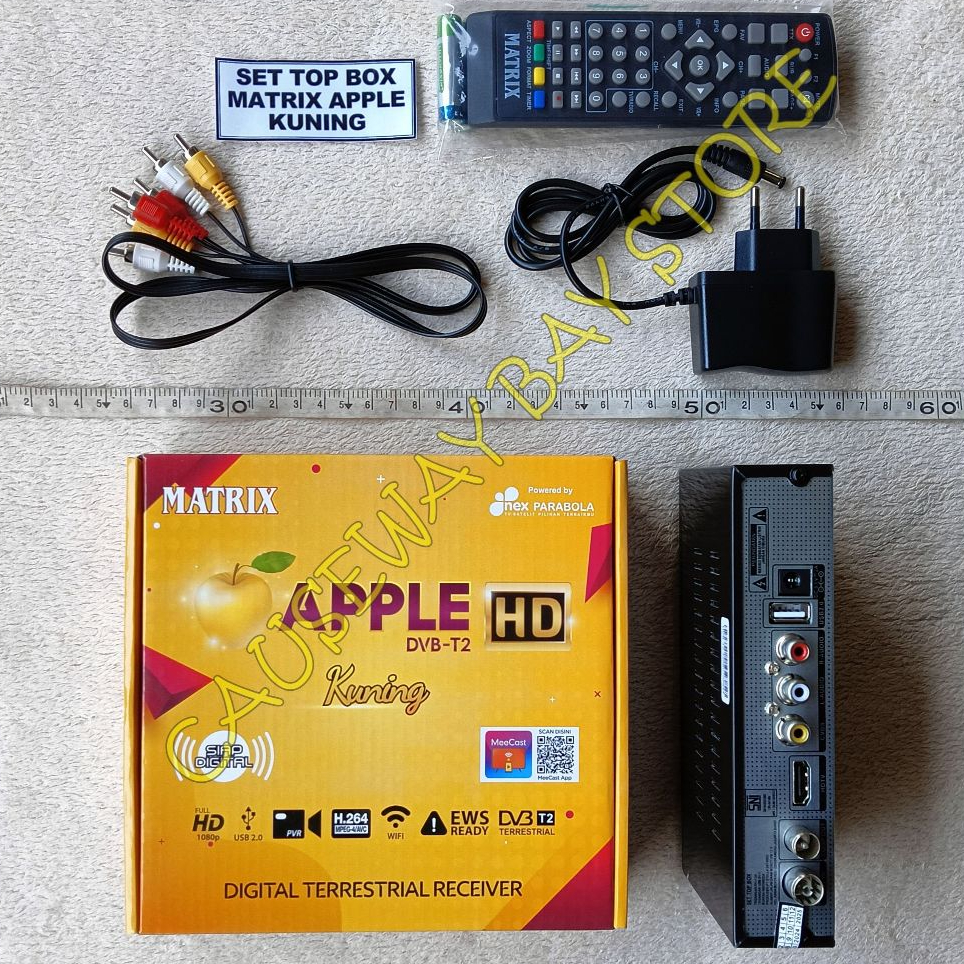 SET TOP BOX (STB) MATRIX APPLE KUNING