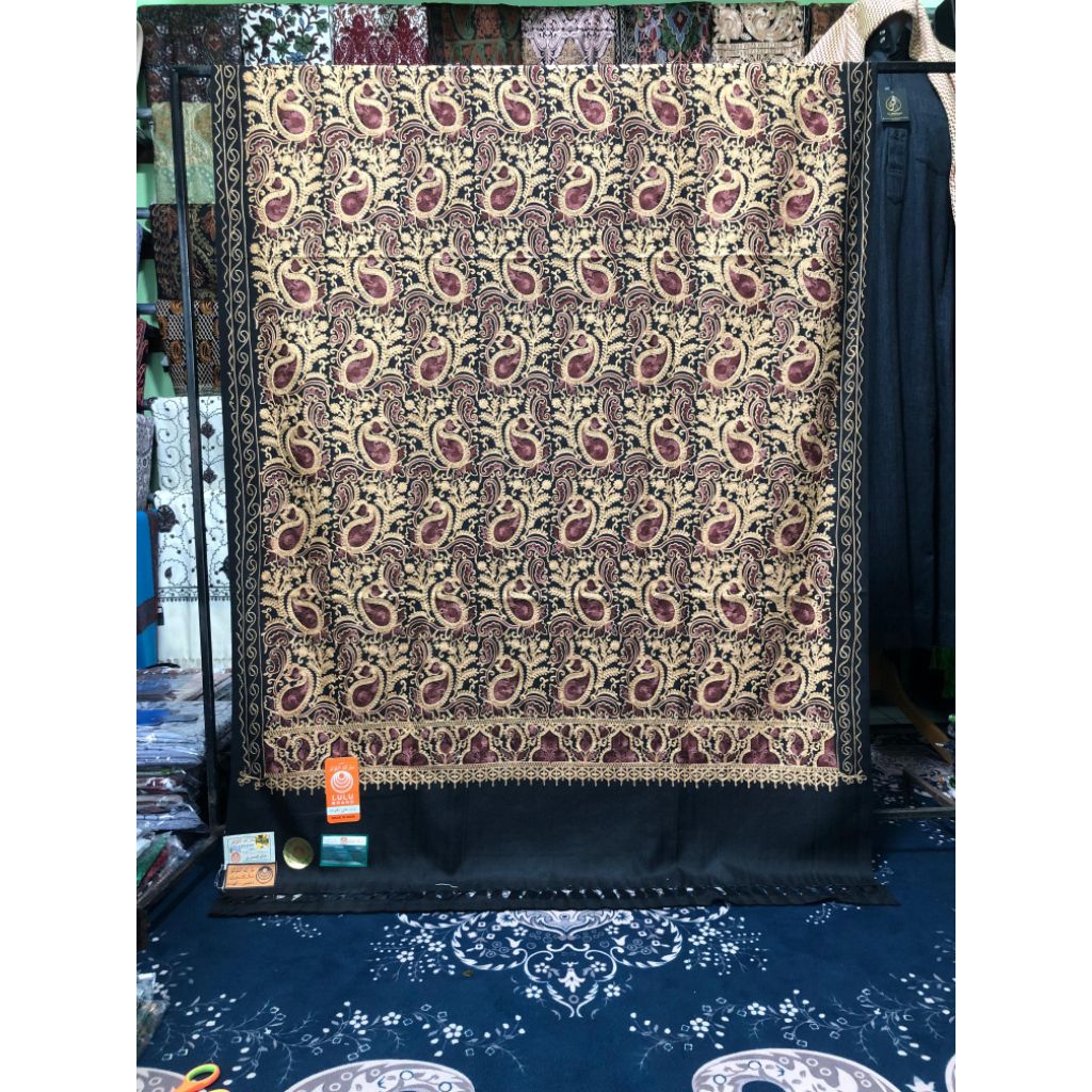 SORBAN KASHMIRI BRAND LULU FULL SULAM BORDIR SURBAN HABIB PANJANG