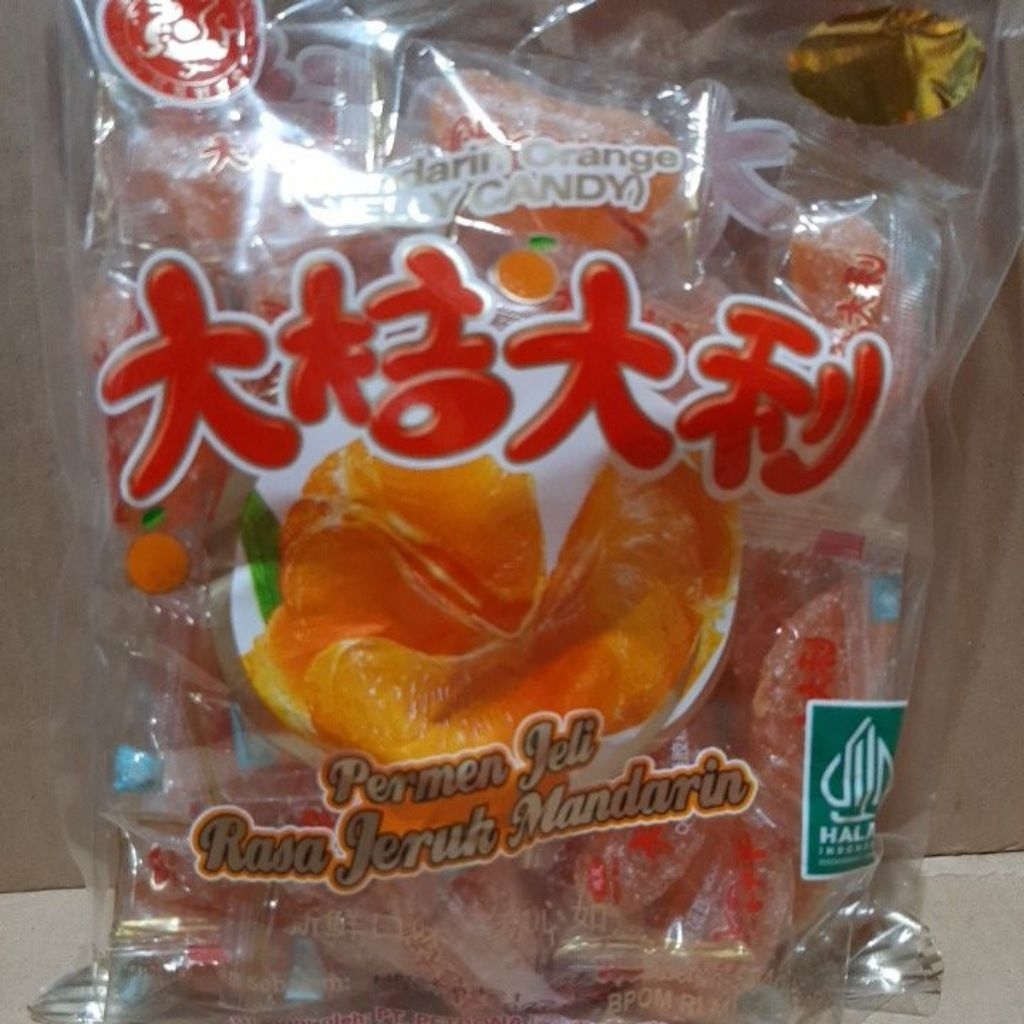 Permen Jeruk Hongmao / Permen Jelly Jeruk / Jelly Hongmao