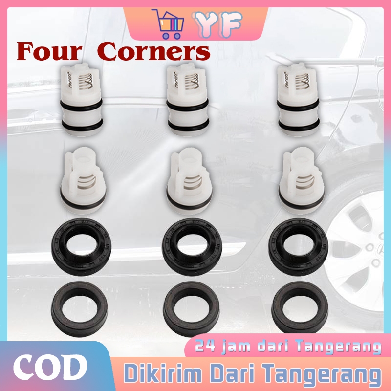 12pcs Sparepart Jet Cleaner High Pressure Oil Seal Water Seal Inlet Valve Outlet Valve Jet Cleaner