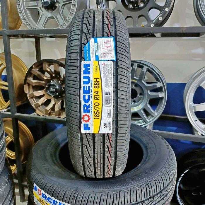 Forceum Trideka 185 70 R14 Ban Mobil luar/tubles  ,ban mobil standar 185 70 r14 nik 2025 terbaru