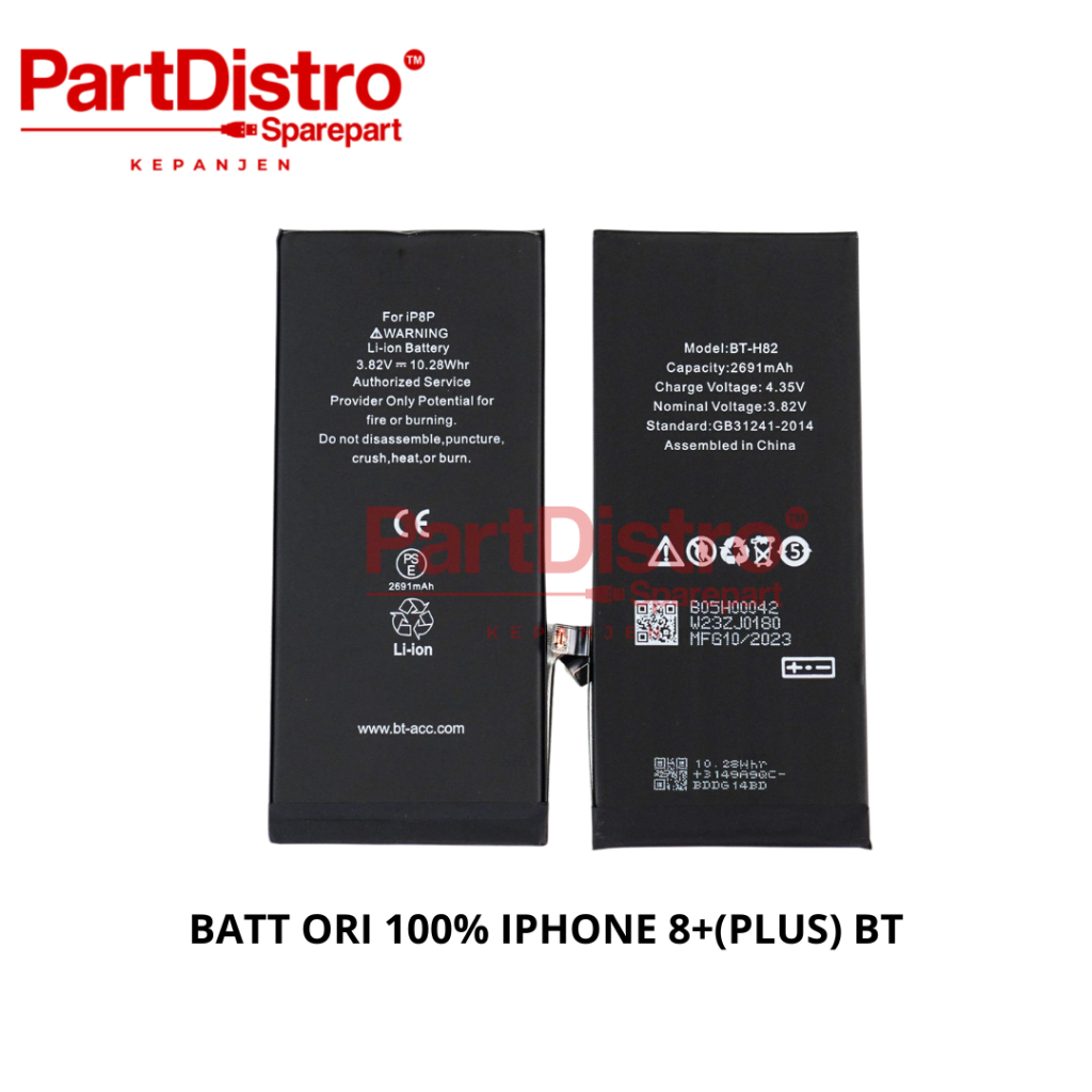 BATT ORI 100% IPHONE 8+(PLUS) BT