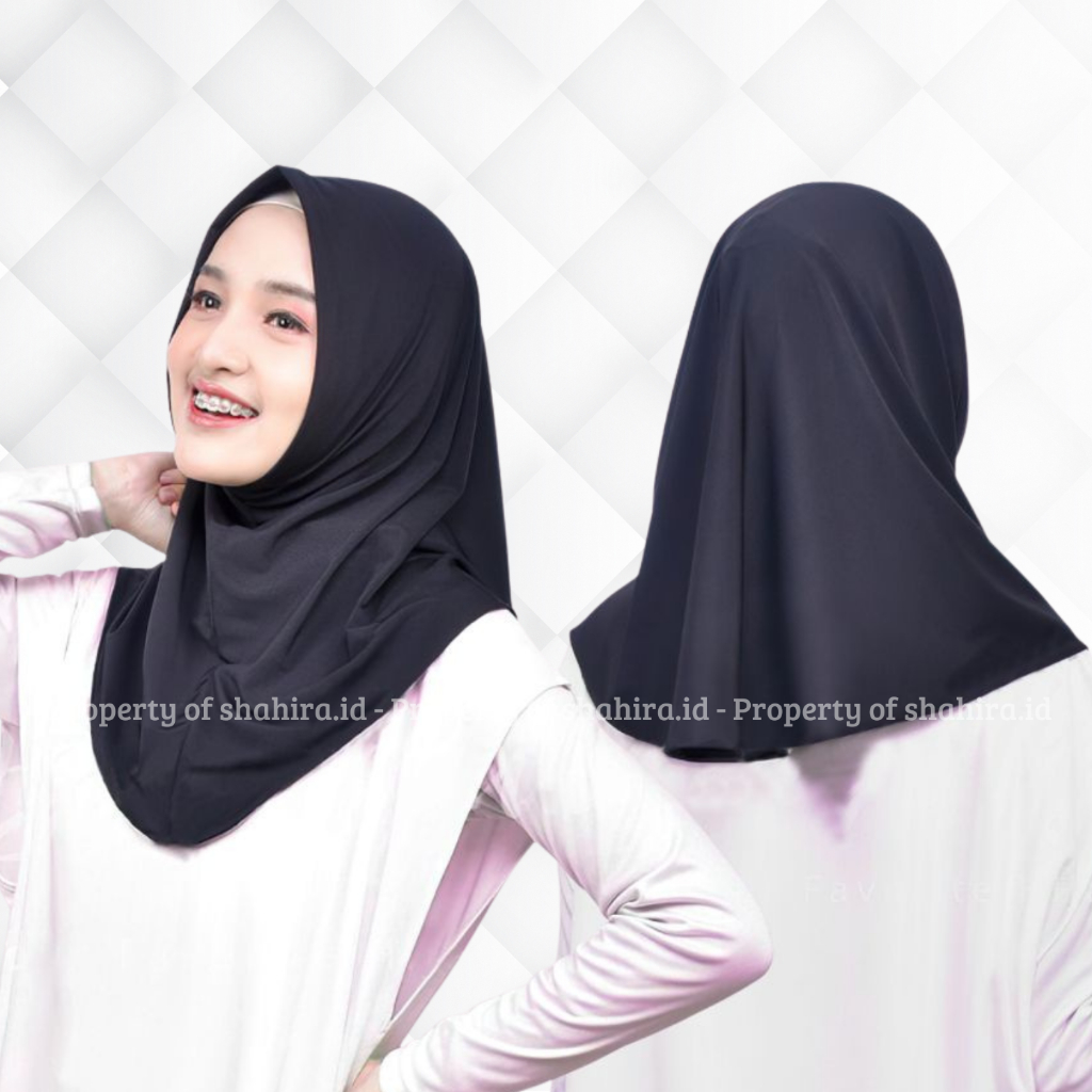HIJAB SPORT POLOS TANPA PET / BERGO SPORT POLOS TANPA PET JILBAB INSTAN OLAHRAGA JILBAB VOLLY PREMIU