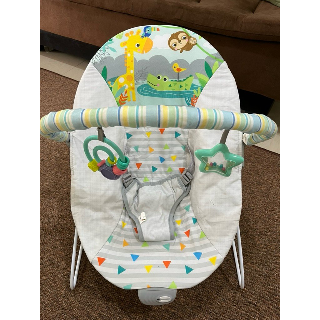 Preloved baby bouncer mastela abu-abu (no box)