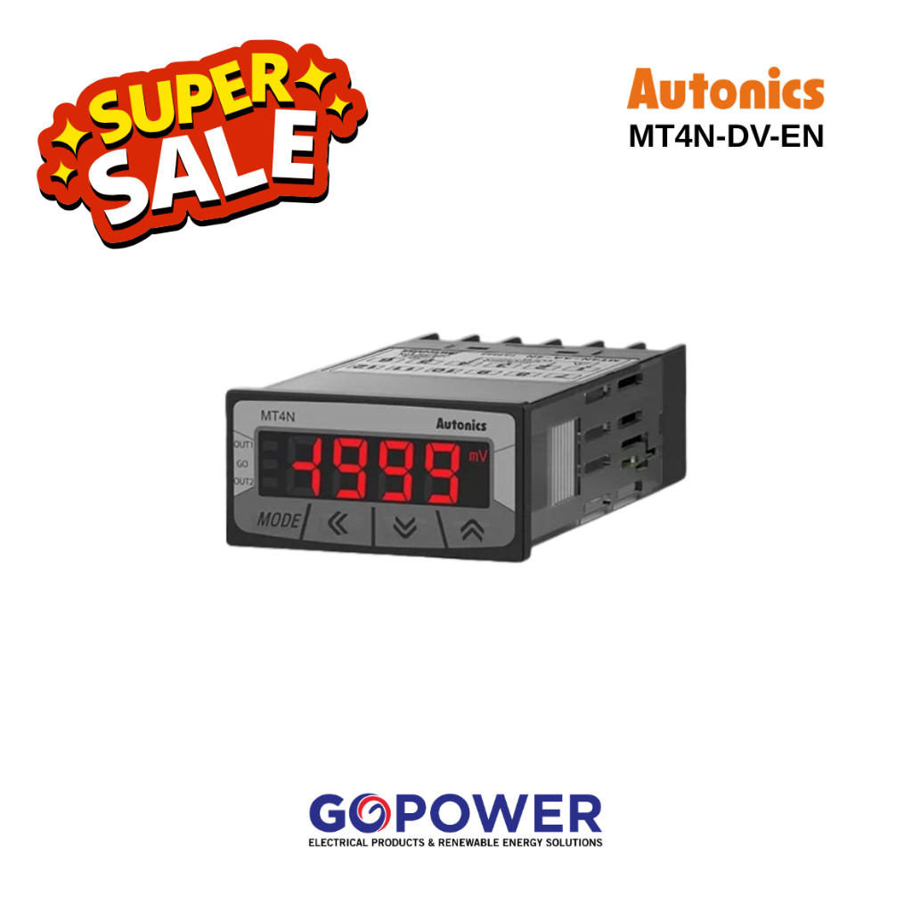 AUTONICS MT4N-DV-EN Controller > Digital Panel Meter > Multi panel meters