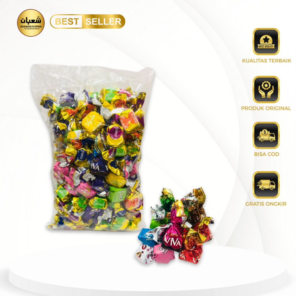 coklat arab mix 1kg - coklat arab - oleh oleh - haji dan umroh Shabani kurma