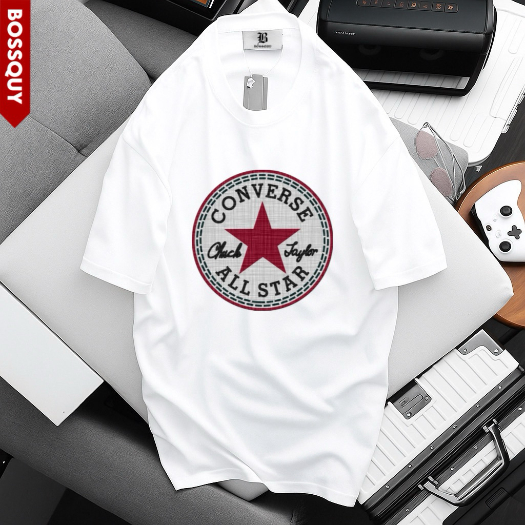 [ BOSSQUY ] T-shirt CONVERSE Kaos Distro Inport Original Made In USA🇺🇸.