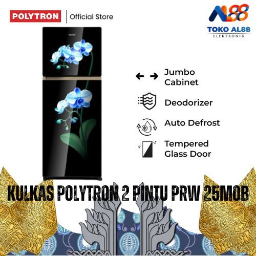 POLYTRON Kulkas 2 Pintu PRW 25MOB