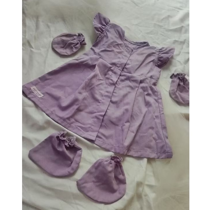 dress aqiqah Newborn baby malika