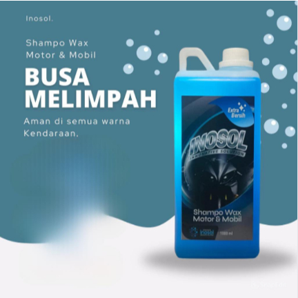 Shampoo Motor & Mobil wax 1 Liter Original INOSOL