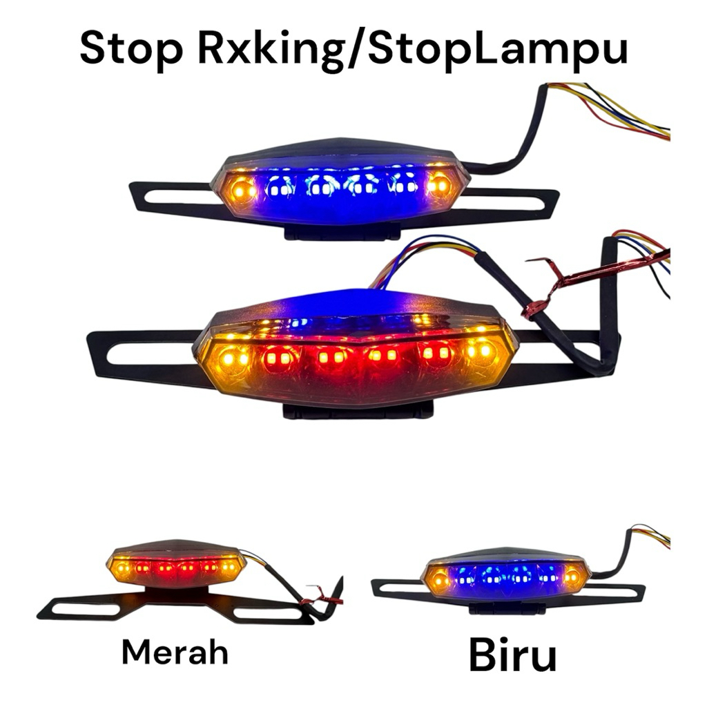 stoplamp led bawah jok rx king Merah/Merah stop lampu belakang rxking dll