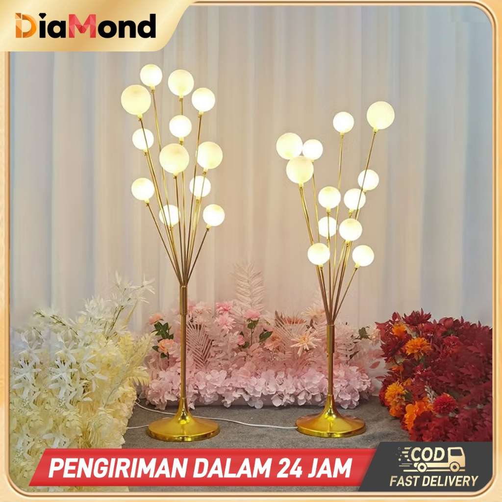 Lampu Hias Led Lampu Berdiri Lampu Standing Hias Dekorasi Event Wedding Mewah Pelaminan dan dekorasi