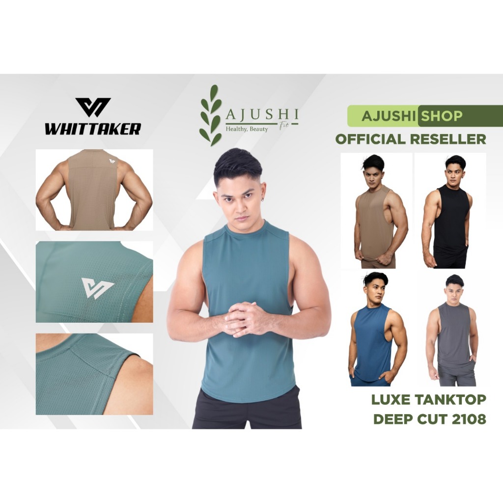 WHITTAKER Luxe Deep Cut #2108 / Deep Cut / Tank Top / Kaos Singlet - Kualitas Terbaik
