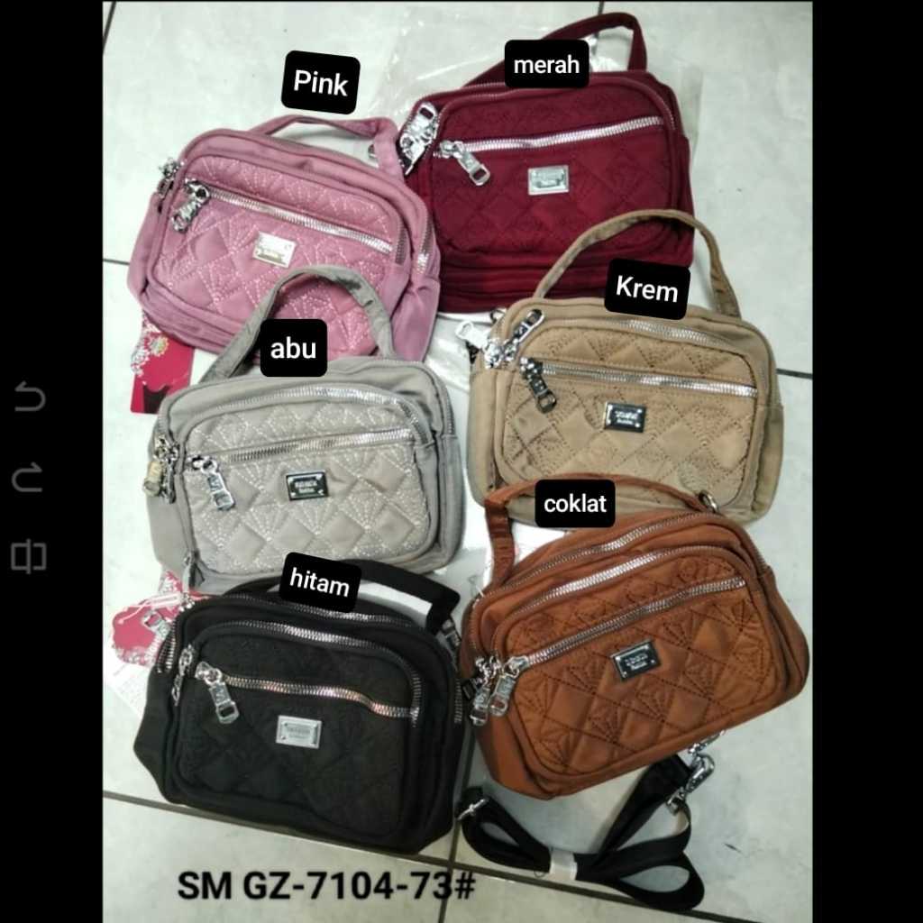 MEYMEYBAGS- Sighmon 7104 Tas Selempang Hp Wanita Slingbag Mini CeweK Import Waterproof Anti Air