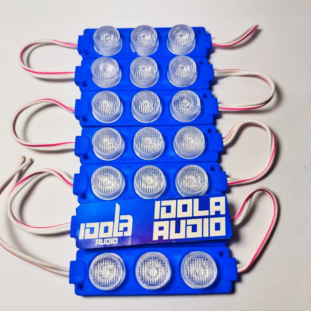 Lampu LED 3 Mata 24 Volt Variasi Warna