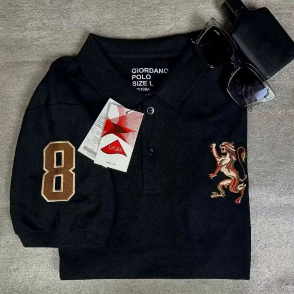 KAOS KERAH SUPER GIORDANO PRIA TRENDY CASUAL /KAOS KERAH WANITA IMPORT