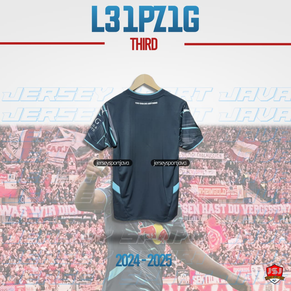 ( BISA COD ) JERSEY BAJU BOLA PRIA RB LEIPZIG 3RD 2024 2025 GRADE ORI - IMPORT