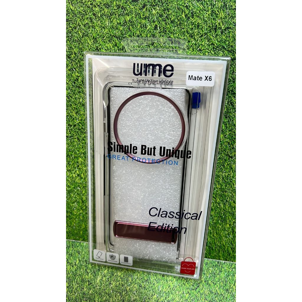 Clear Metal Kickstand Titanium Case Huawei Mate XT / Mate X6