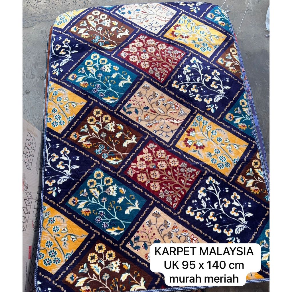 PROMO Karpet Malaysia Premium Ukuran 95×140 cm / Karpet Malaysia Murah / Karpet Malaysia Tebal Empuk