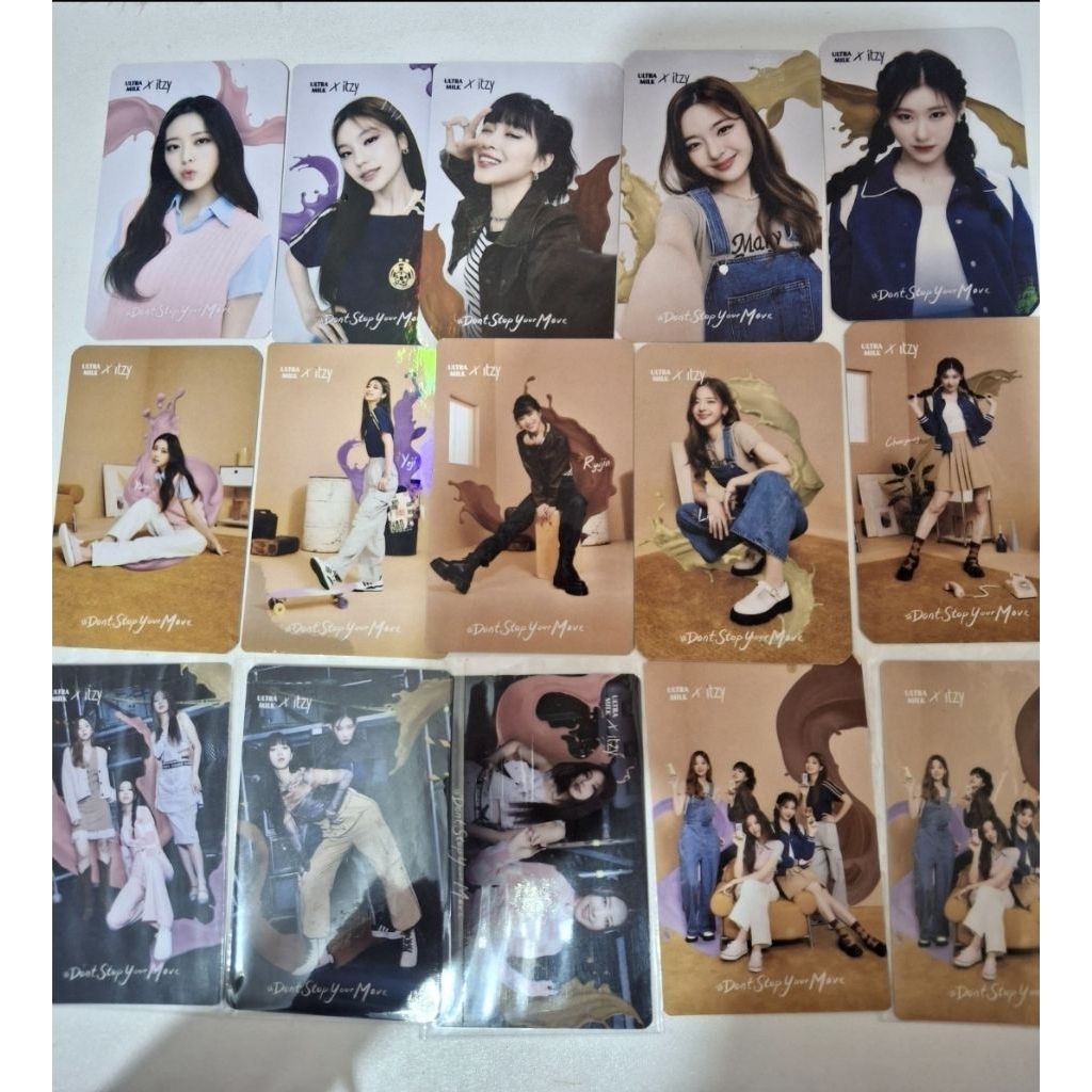 Photocard official ITZY × ULTRAMILK