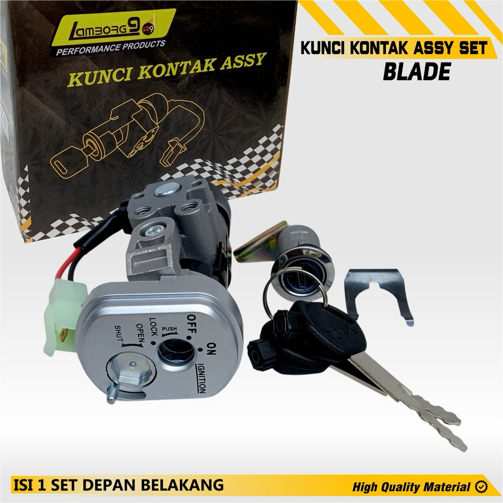 Kunci kontak assy set komplit plus kunci jok motor BLADE