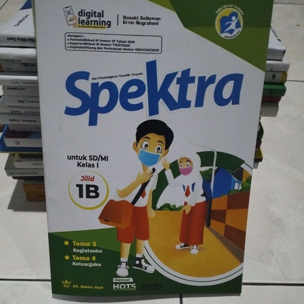 Spektra SD/MI Kls 1 Jilid 1B Kurikulum 2013