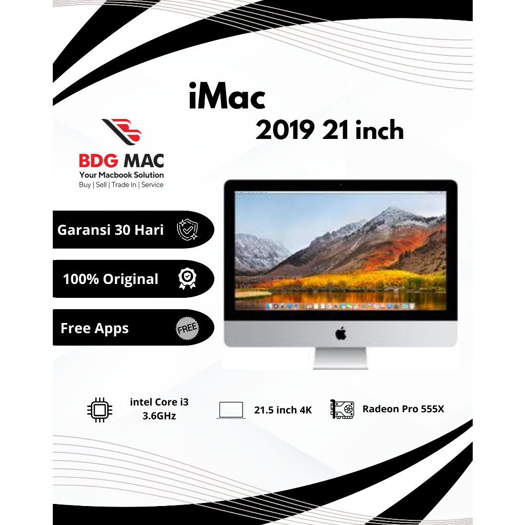 iMac 2019 21inch 4K second original