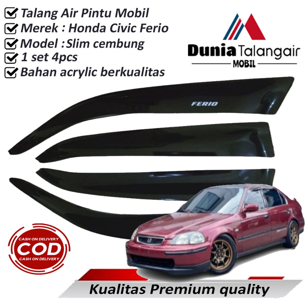 talang air mobil Honda Civic Ferio 1996-2000 Premium Qulity