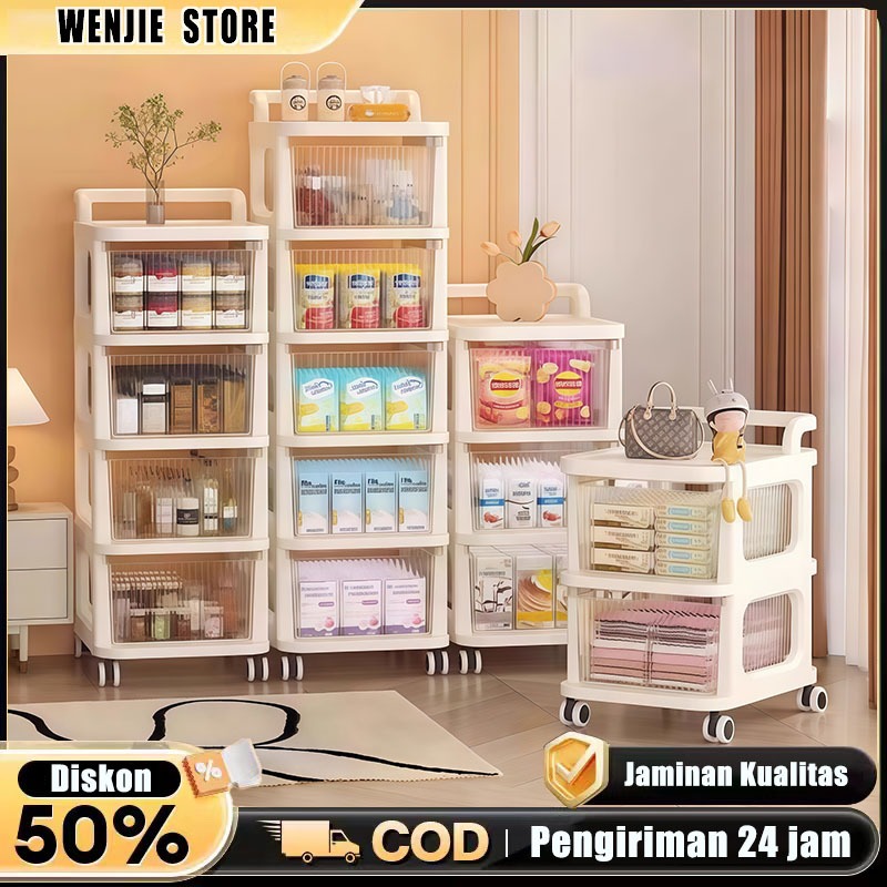 susun serbaguna tertutup perlengkapan bayi serbaguna multifungsi rak susun serbaguna rak penyimpanan