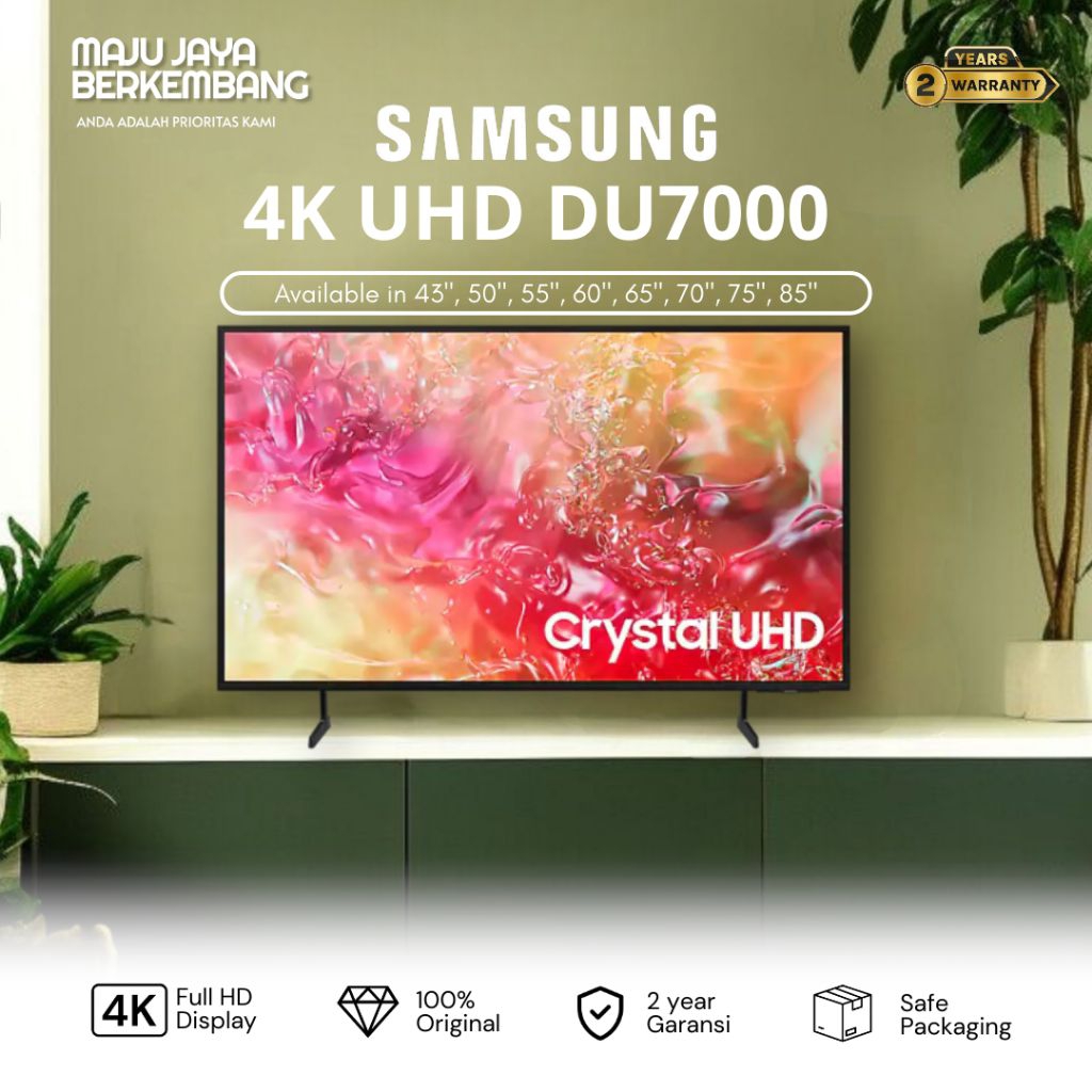 SAMSUNG 65DU7000 / UA65DU7000 4K SMART TV 65 inch 2024 series DU7000