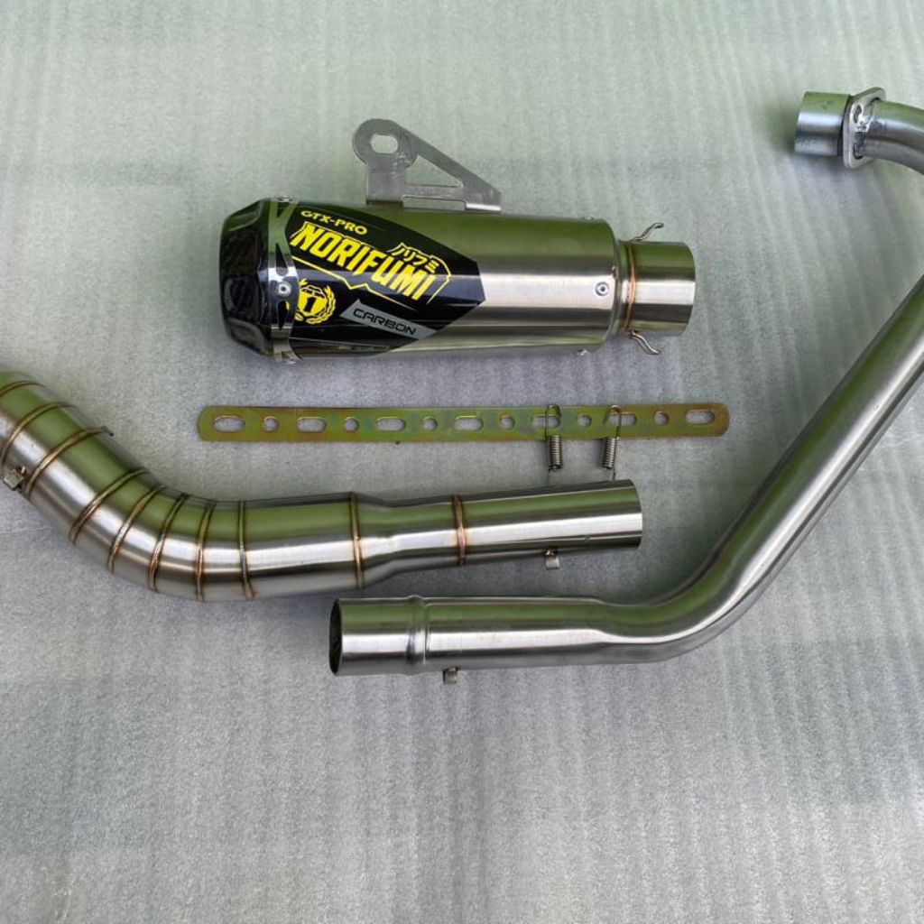 Knalpot kolong crf klx WR155 Norifumi gtx pro