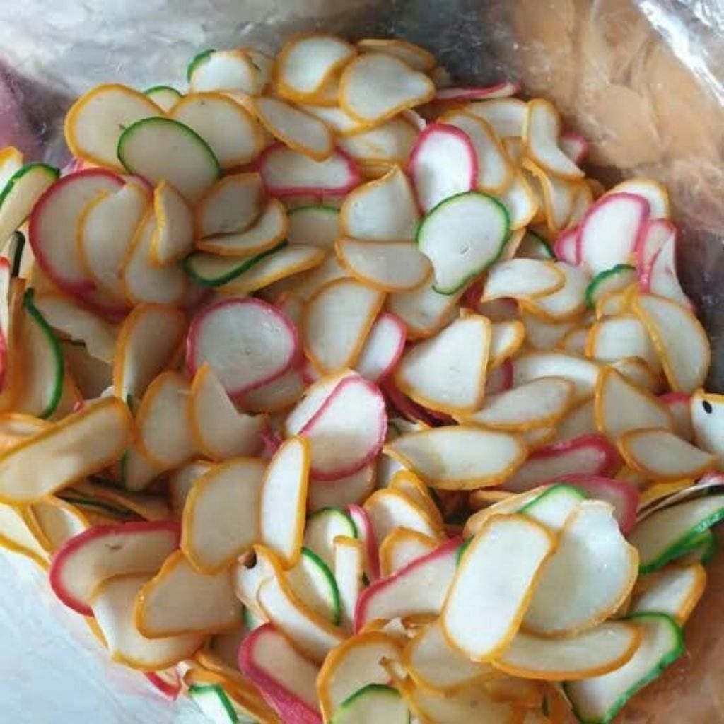 Kerupuk Bawang Bibir Mentah Aneka Kerupuk Seblak Mentah