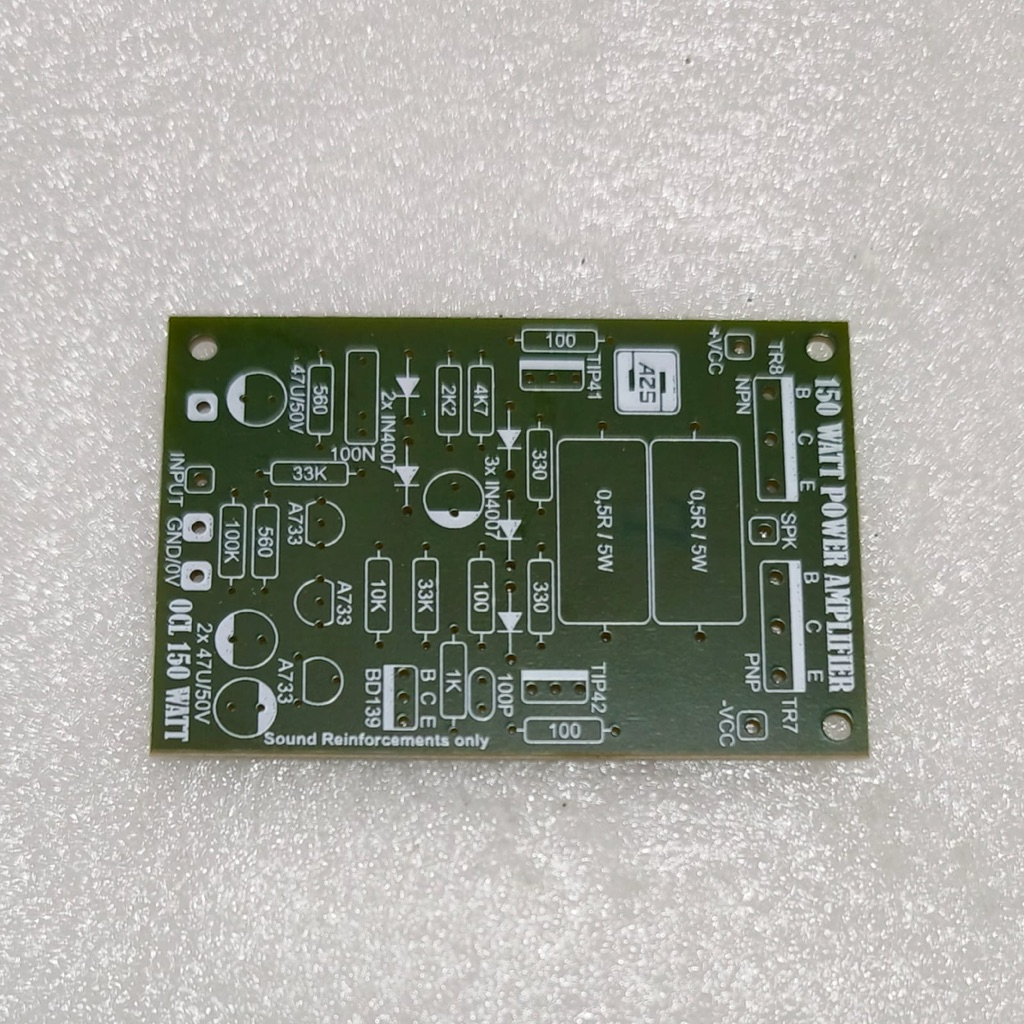 PCB OCL 150W Mono Power Amplifier 150 Watt