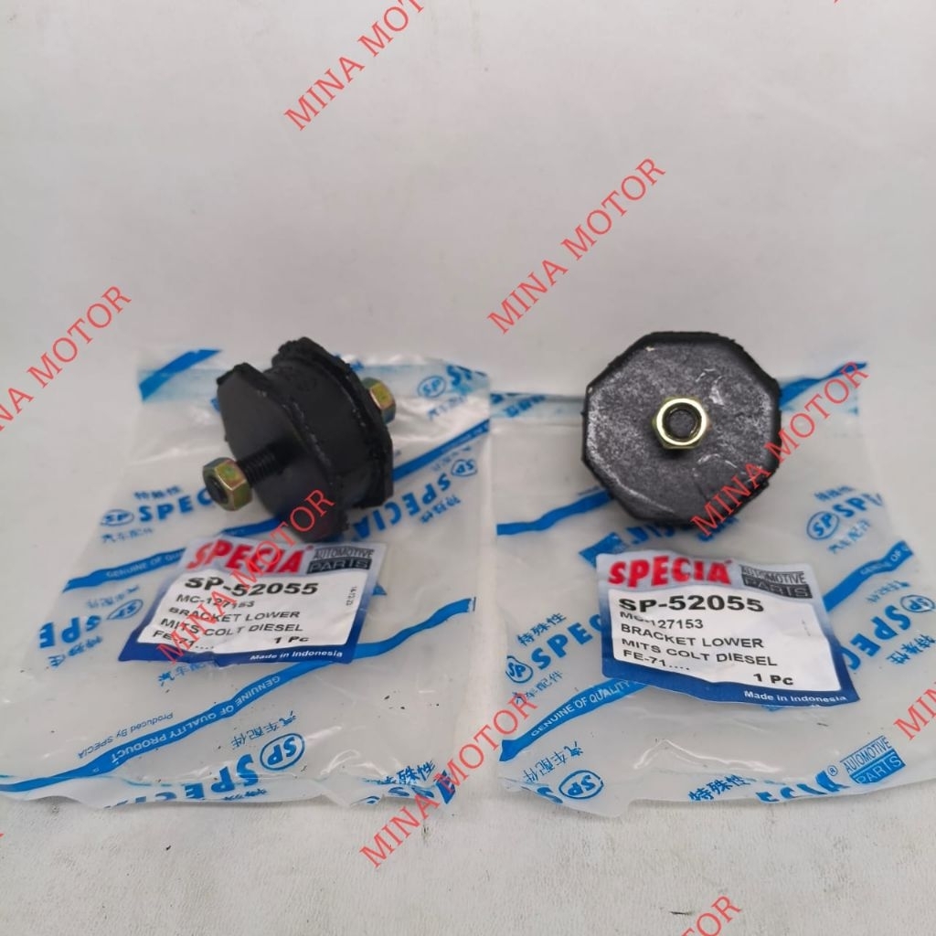 Specia karet dudukan radiator bagian bawah Mitsubishi canter turbo harga 2bh