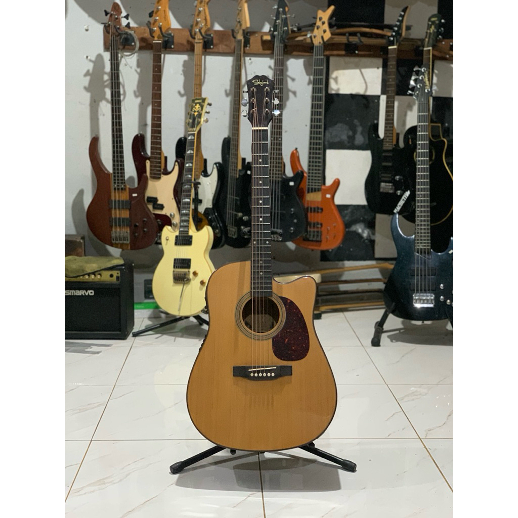 gitar akustik elektrik skylark original