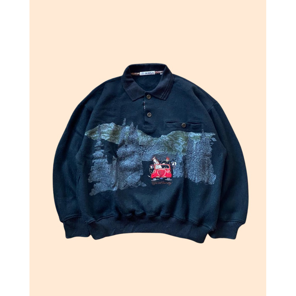 Vintage 90’s Landscape Sweater