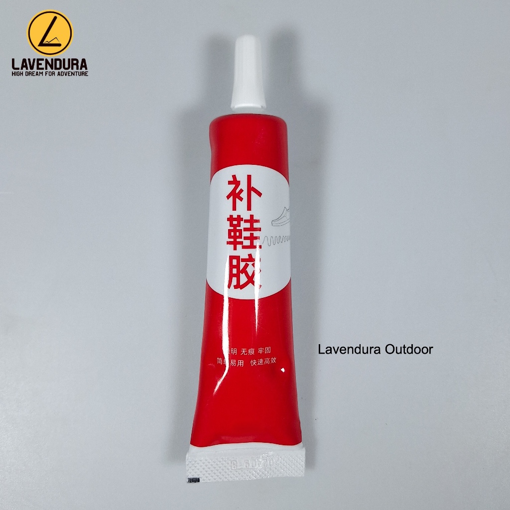 Lem Sepatu Waterproof Quick Dry Shoe Glue Universal 40ml White Hiking Shoes Sepatu Hiking Trecking W