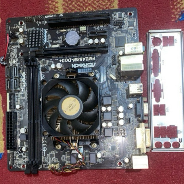 Motherboard Mobo fm2 pluss Prosesor AMD A8-7600