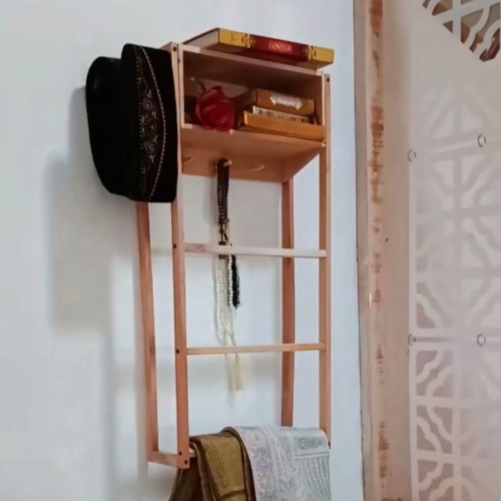 Rak_Mukena_Rak_kitab_Langsung_Dari_Pembuat rak gantungan sajadah mukena