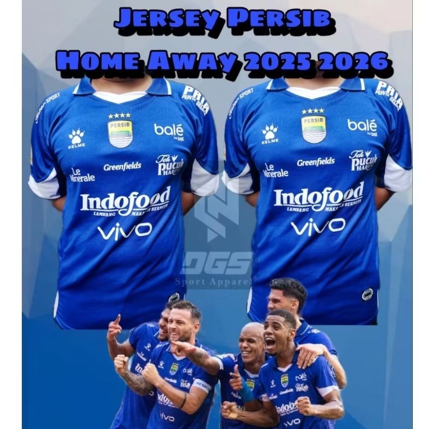 Jersey Persib Home Away GradeOri 2025 2026
