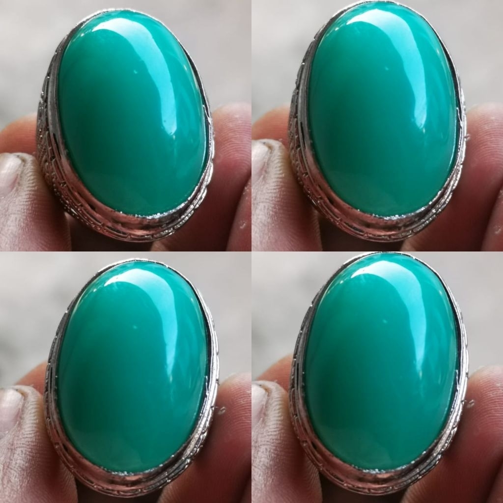 Cincin Akik Pria Bacan Palmea Model Ring Tanam Super Mewah High Quality Top Colour