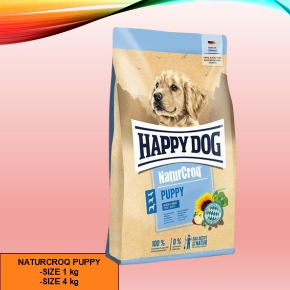 ( NATURCROQ PUPPY ) / DRY FOOD / HAPPY DOG / PET FOOD / DOG FOOD / MAKANAN ANJING