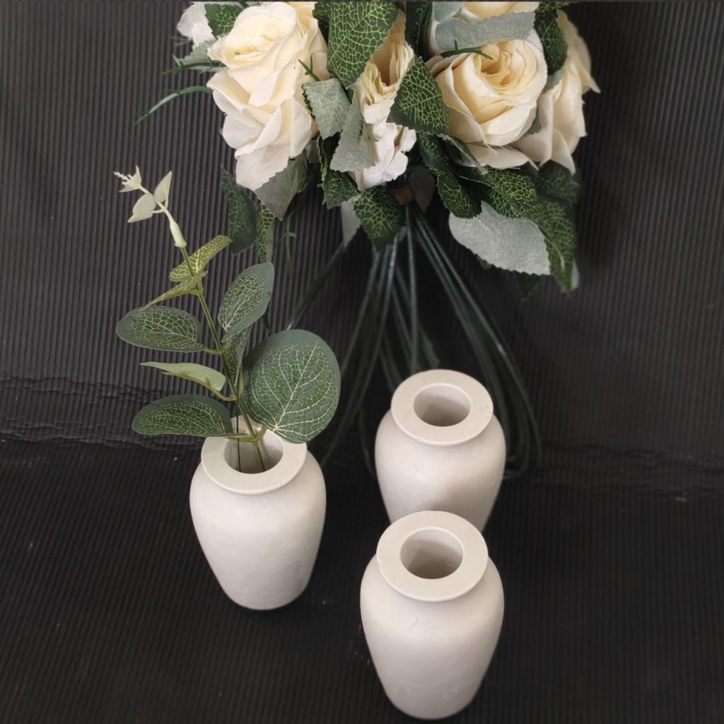 Vas bunga minimalis-vas bunga meja-vas model guci-pot bunga estetik-vas hiasan meja kerja-pas bunga-
