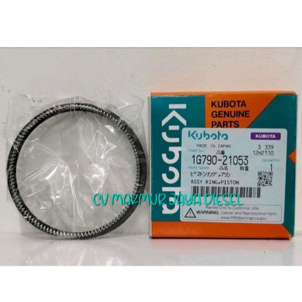 Assy Ring Piston,Ring Set V2203-M-DI-ES01 1G790-21053 Kubota Genuine