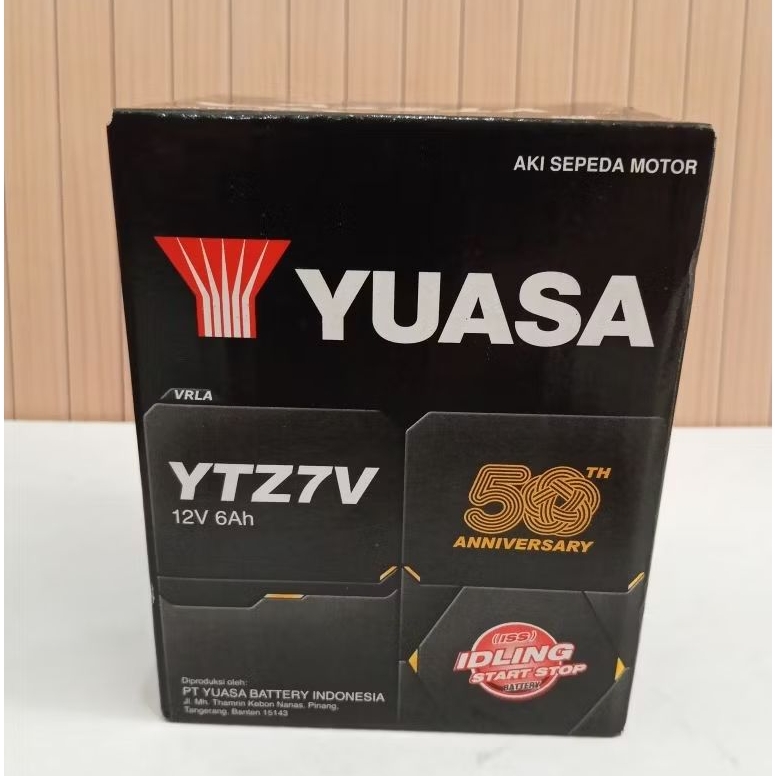 AKI YUASA YTZ7V MF Aki Motor NMAX LEXI AEROX Original ASLI